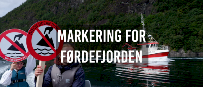 Markering for Førdefjorden