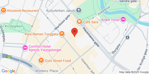 Map displaying event location