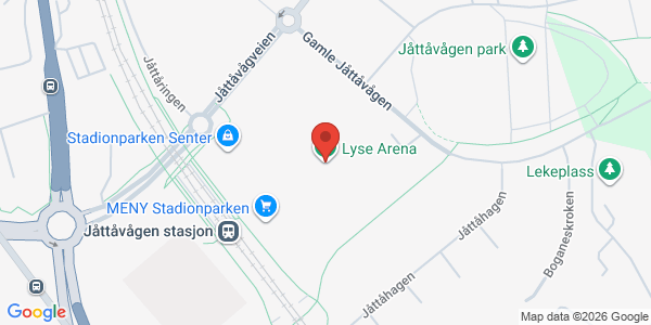 Kart som viser hvor arrangementet foregår