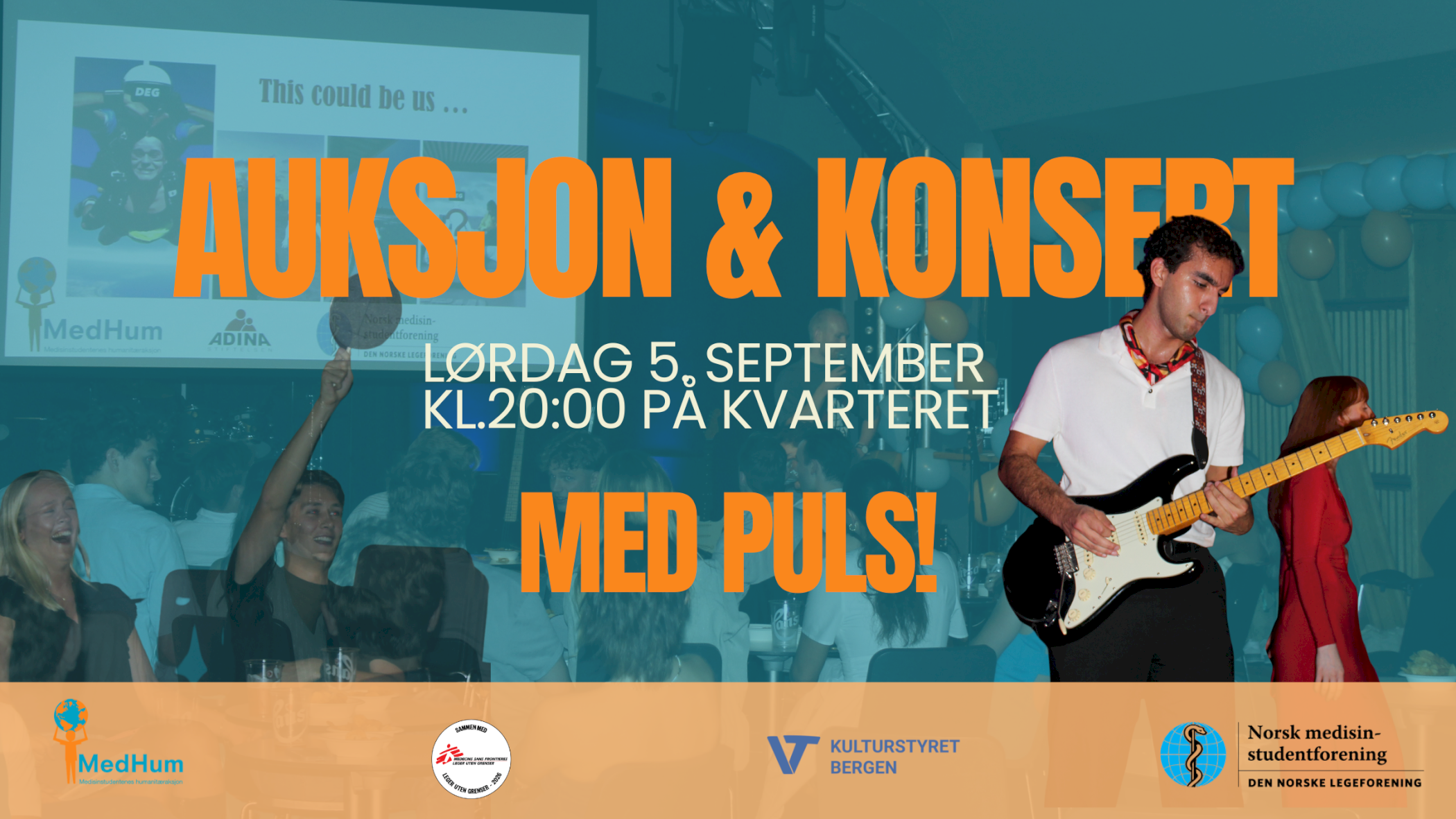 Auksjon + konsert