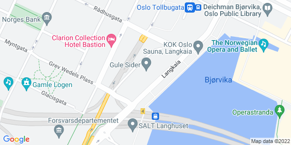 Map displaying event location