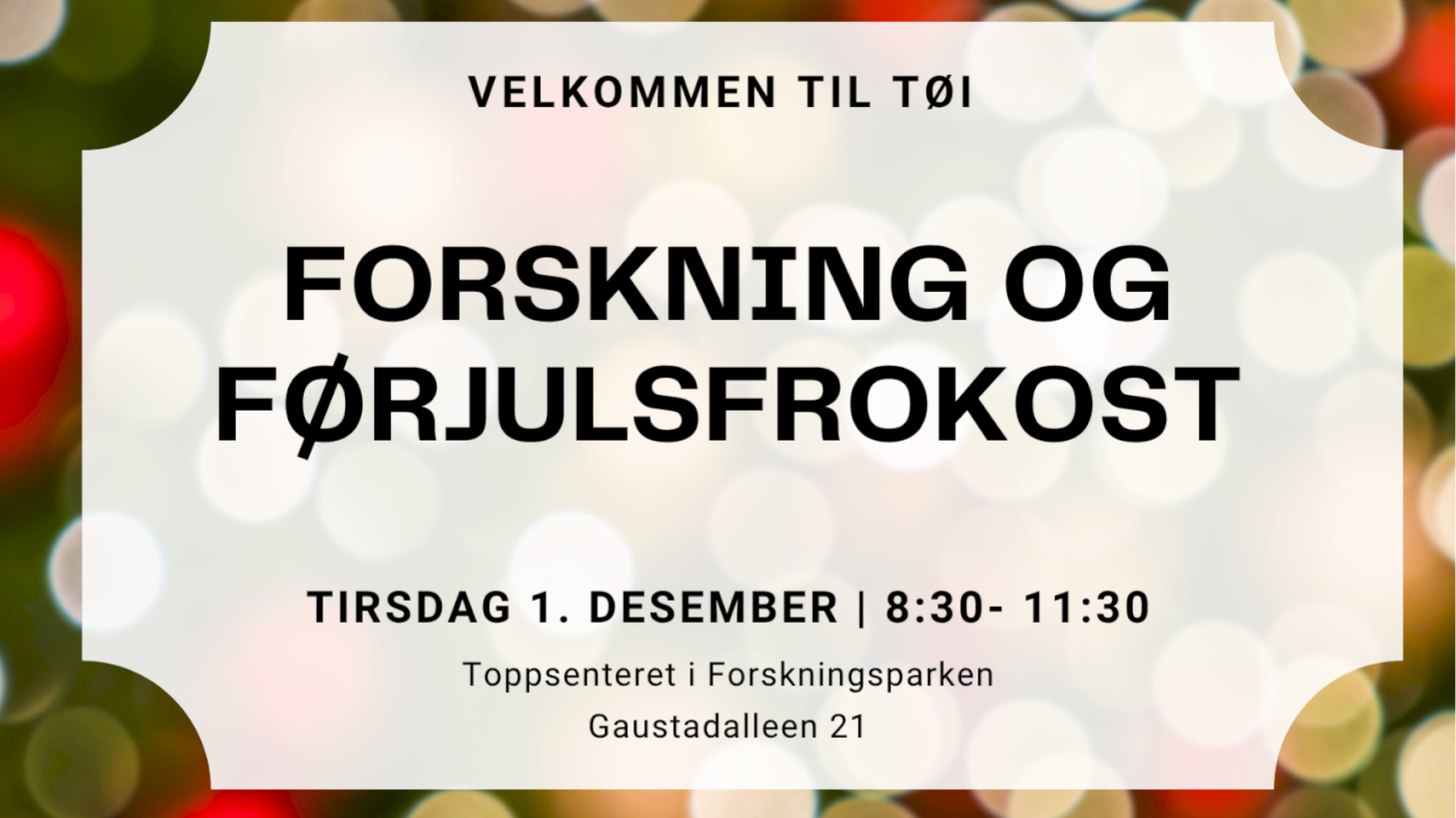 Forskning og førjulsfrokost