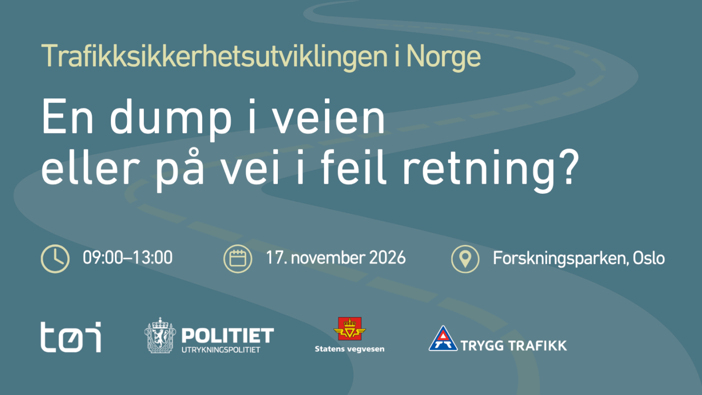 Trafikksikkerhetsutviklingen i Norge