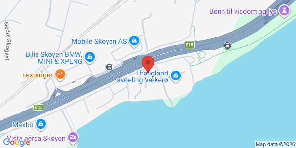 Map displaying event location