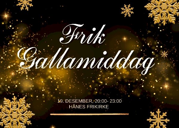 Gallamiddag 2025 - Frik Hånes