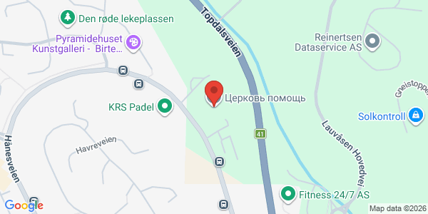 Map displaying event location