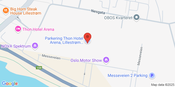 Map displaying event location