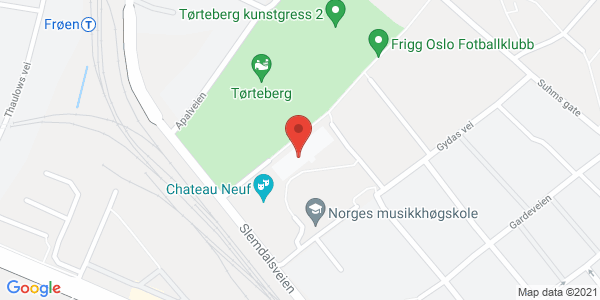 Map displaying event location