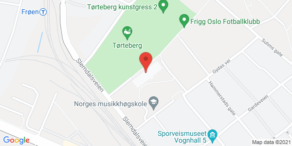 Map displaying event location