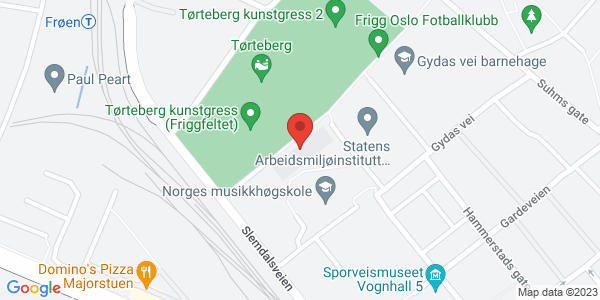 Map displaying event location
