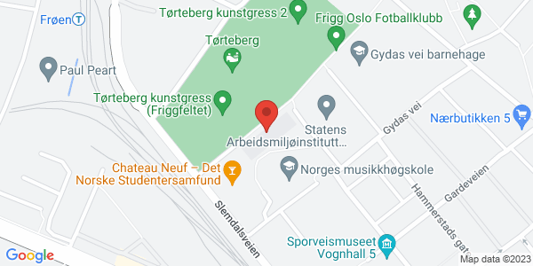 Map displaying event location