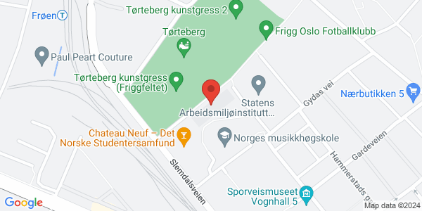 Map displaying event location