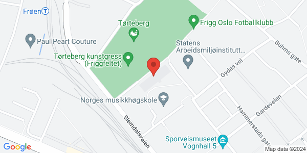 Kart som viser hvor arrangementet foregår