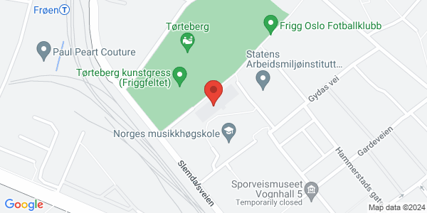 Map displaying event location