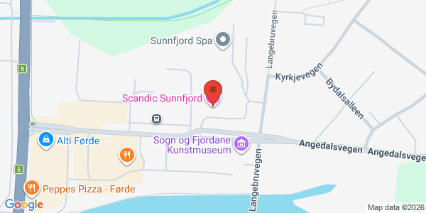 Kart som viser hvor arrangementet foregår