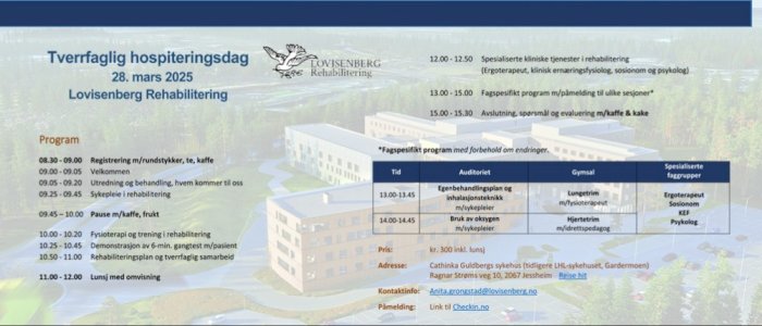 Tverrfaglig hospiteringsdag