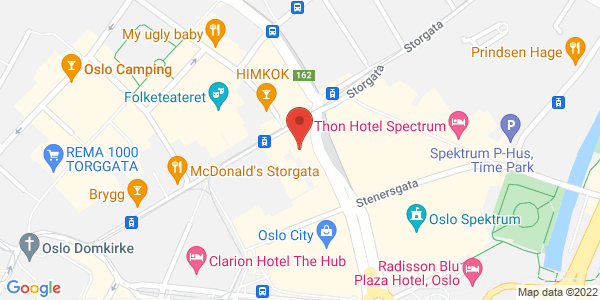 Map displaying event location