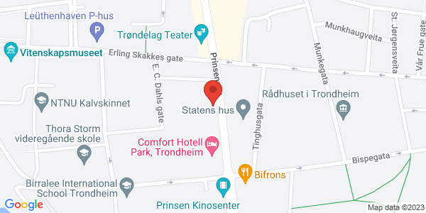 Map displaying event location
