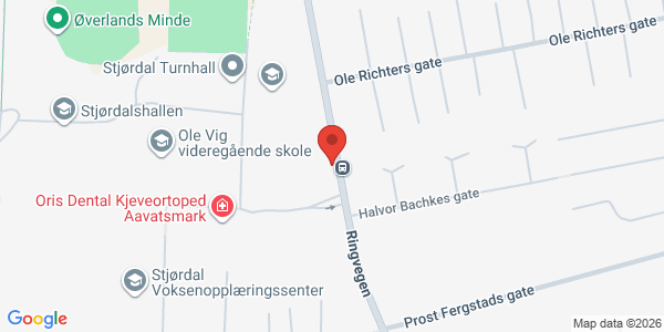 Map displaying event location