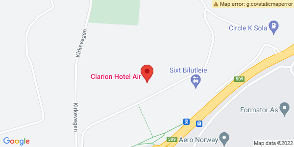 Map displaying event location