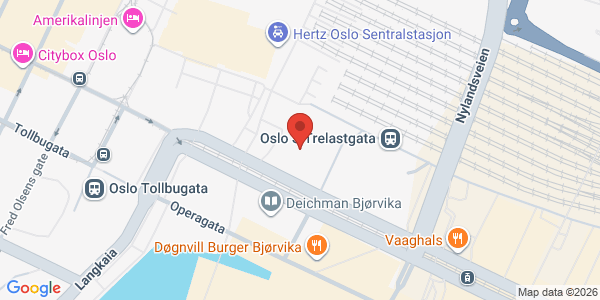 Map displaying event location