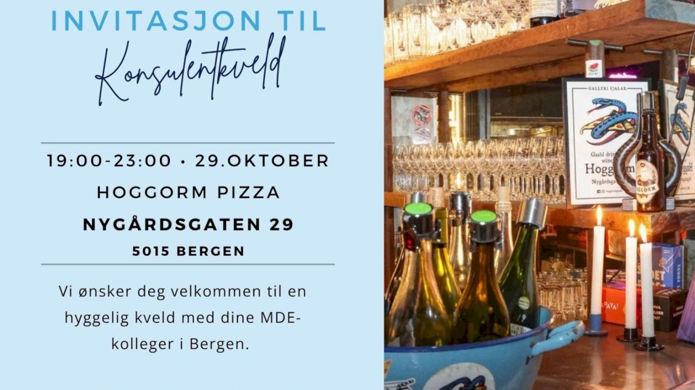 Konsulentkveld med MDE Bergen