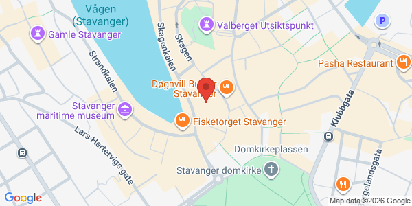 Kart som viser hvor arrangementet foregår