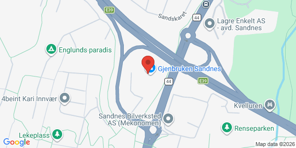 Kart som viser hvor arrangementet foregår