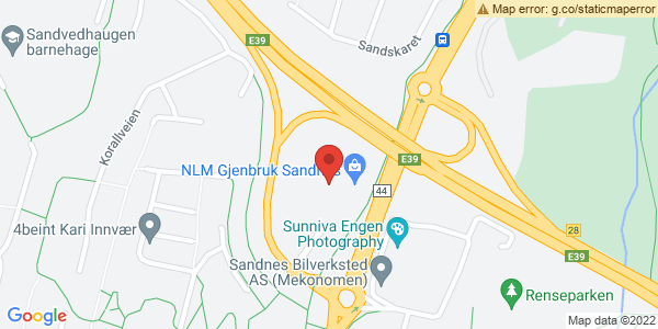 Map displaying event location