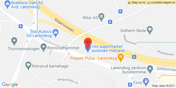 Map displaying event location