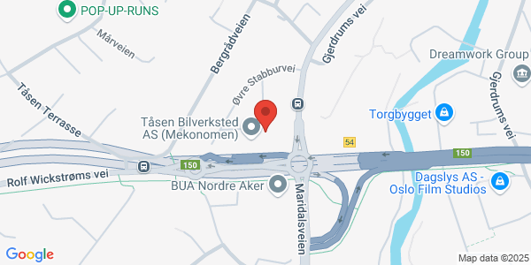 Map displaying event location