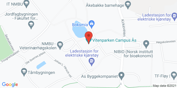 Map displaying event location