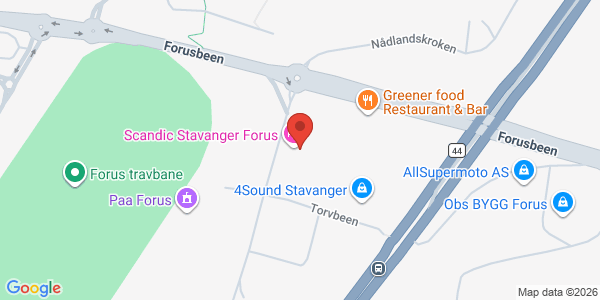 Map displaying event location