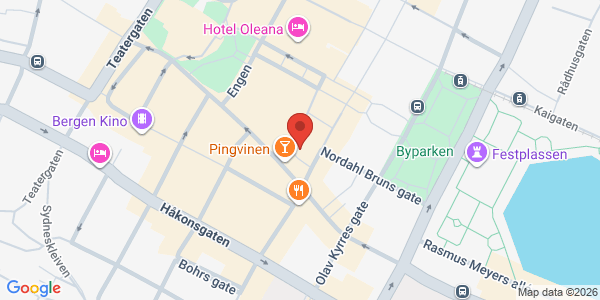 Map displaying event location