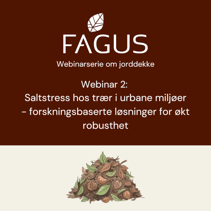 FAGUS webinar: Saltstress hos trær i urbane miljøer - forskningsbaserte løsninger for økt robusthet