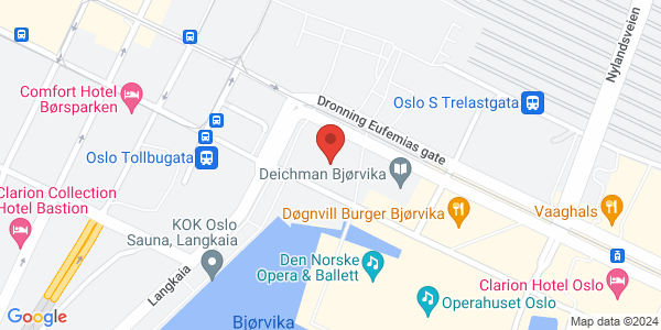 Map displaying event location