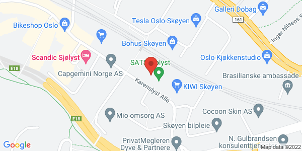 Map displaying event location