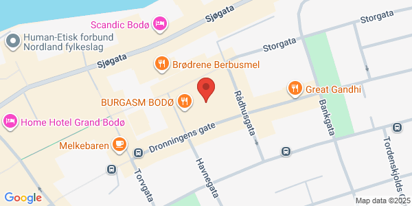 Map displaying event location