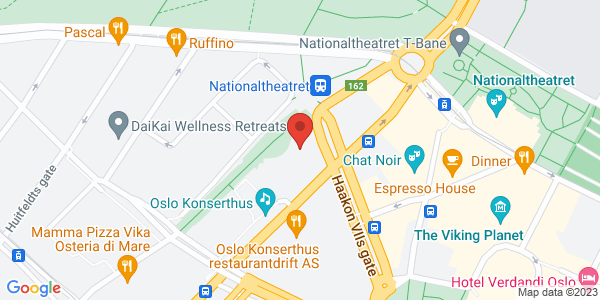 Map displaying event location