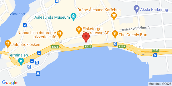 Map displaying event location