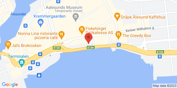 Map displaying event location