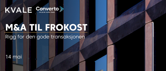 M&A til frokost - Rigg for den gode transaksjonen