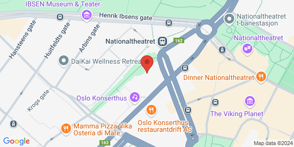 Map displaying event location