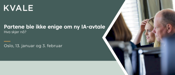 Partene i arbeidslivet ble ikke enige om ny IA-avtale – hva skjer nå?