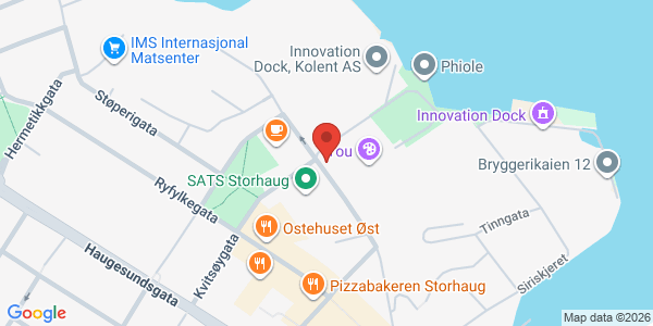 Map displaying event location