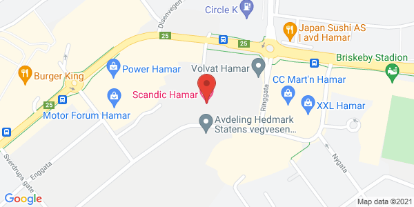 Map displaying event location
