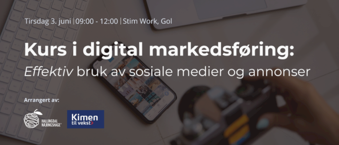 Kurs i digital markedsføring: effektiv bruk av sosiale medier og annonser!