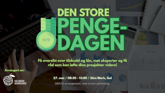 UTSATT Den store pengedagen (ny dato kommer snart)