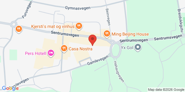 Kart som viser hvor arrangementet foregår