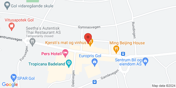 Kart som viser hvor arrangementet foregår